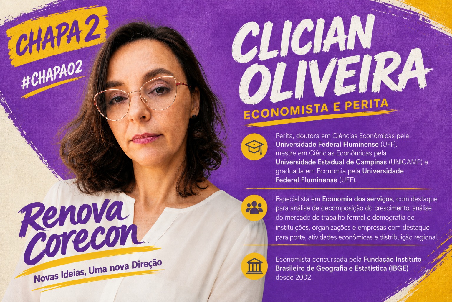 Card de Clician Oliveira